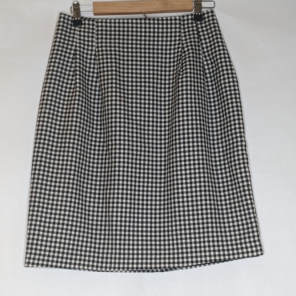 VINTAGE PENCIL SKIRT Gingham - Picture 2 of 8